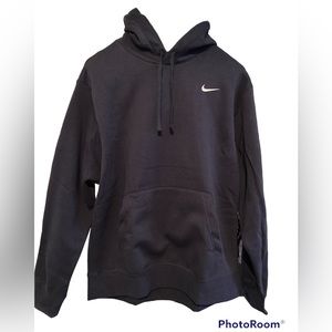 NWT Nike Club Fleece Pullover Hoodie Mens CJ1611-419 Navy Blue SIZE: XL